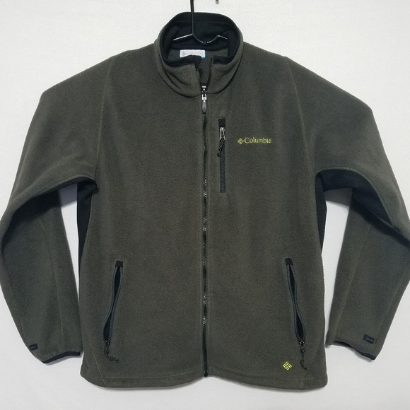 columbia fleece zip up mens